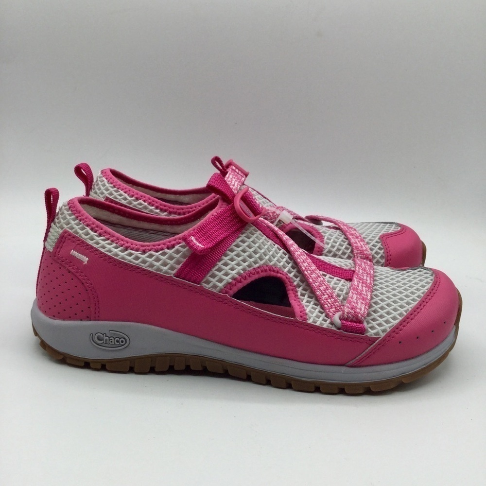 Chaco Unisex-Child Odyssey Sport Walking Hiking Sandal Pink Size 6 - Picture 5 of 9